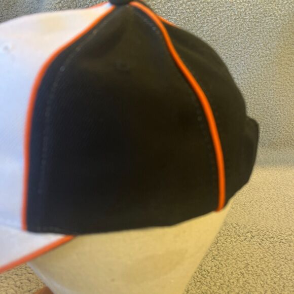 Vintage Baltimore Orioles Hat Strapback Cap Mens White Wool Blend Y2K - Picture 2 of 5